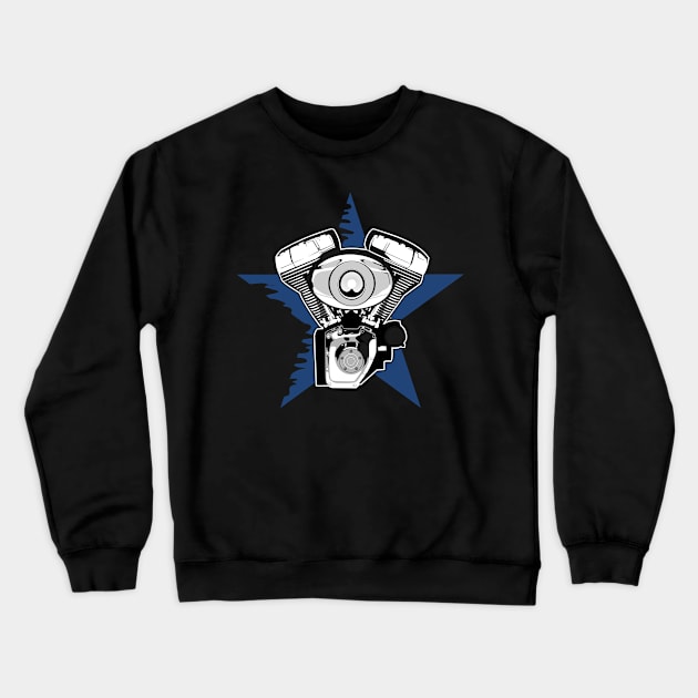 Motor en V Crewneck Sweatshirt by Akira31